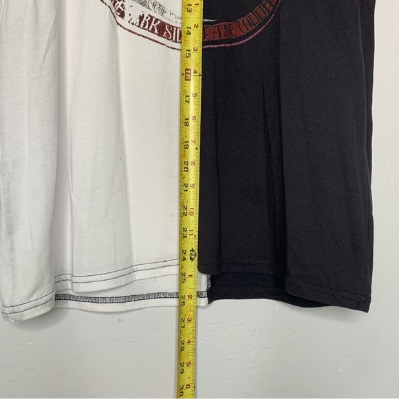 Pink Floyd Two Tone Split Graphic Band Tee Black White Rock Shirt Size Large - Picture 4 of 12